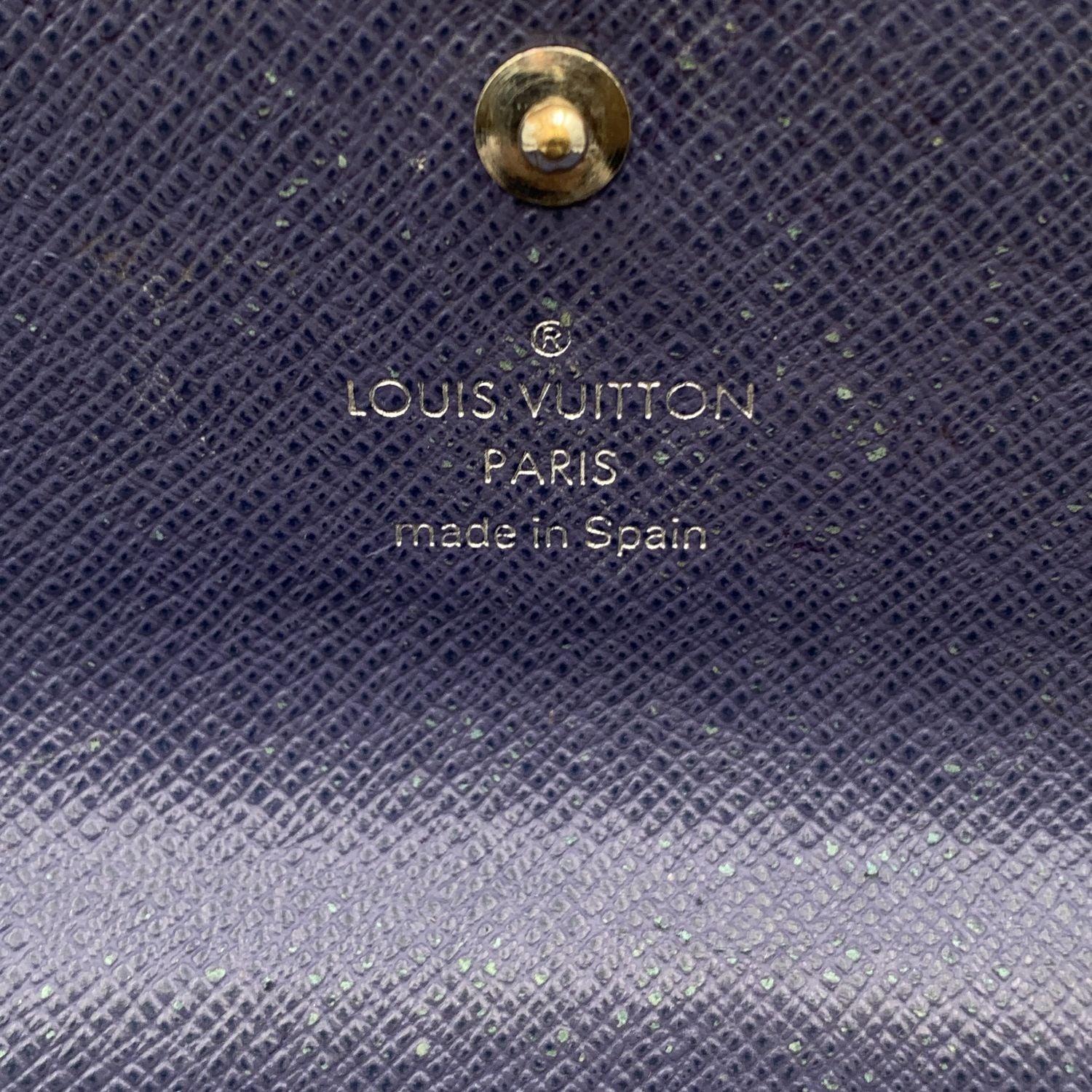 Louis Vuitton Blue Epi Leather Sarah Continental Long Wallet 1