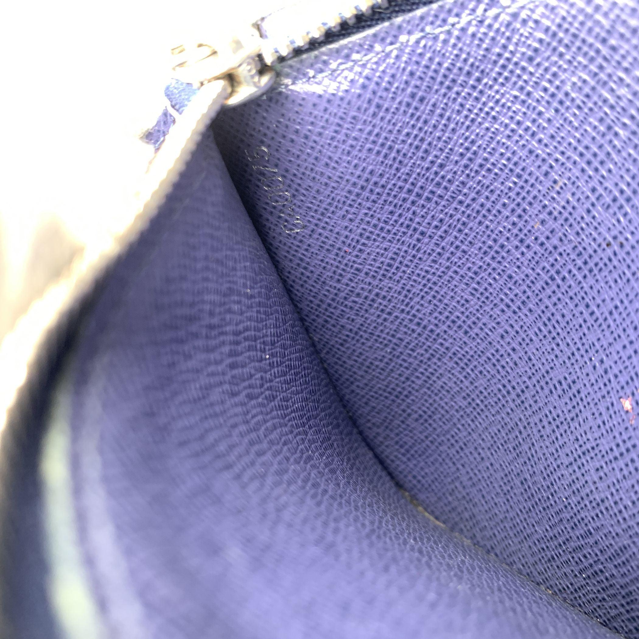Louis Vuitton Blue Epi Leather Sarah Continental Long Wallet 2