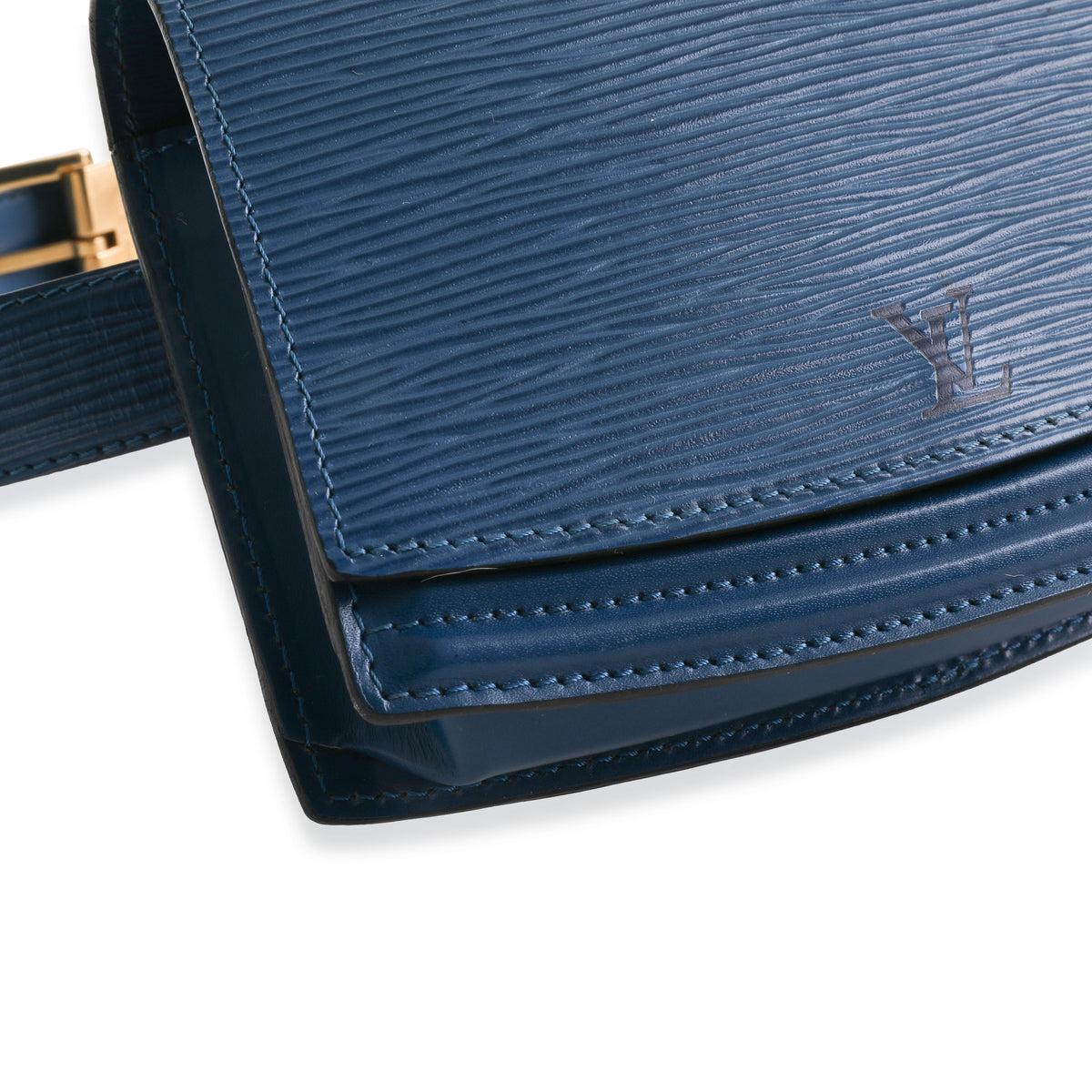 Louis Vuitton Blue Epi Leather Tilsit Belt Bag 1
