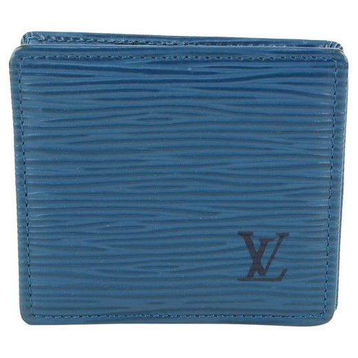 Louis Vuitton Mens Card Holder Blue - For Sale on 1stDibs