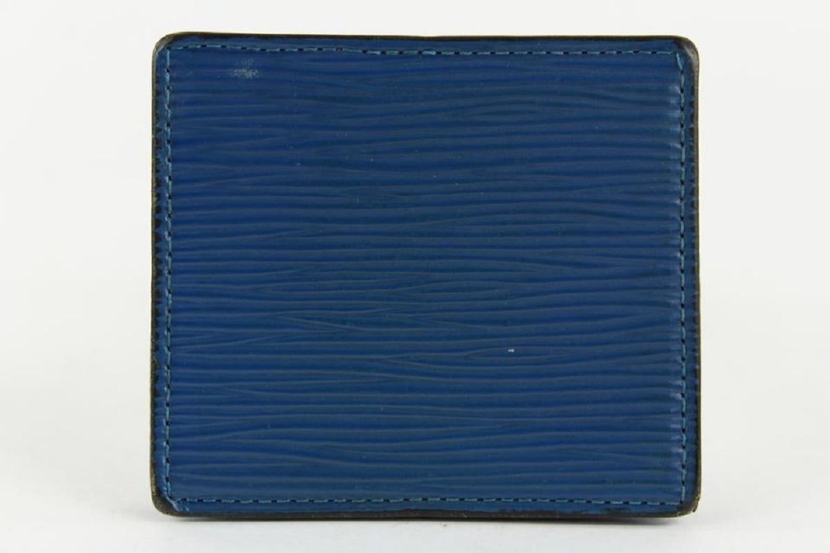 Louis Vuitton Blue Epi Leather Toledo Collapsible Mini Boite Case 23lvs1223 7