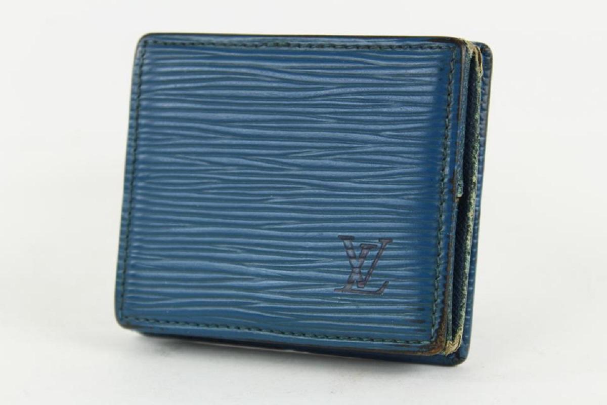 Louis Vuitton Blue Epi Leather Toledo Collapsible Mini Boite Case 23lvs1223 8