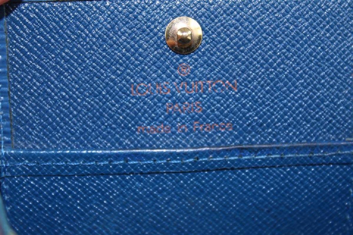 Women's Louis Vuitton Blue Epi Leather Toledo Collapsible Mini Boite Case 23lvs1223