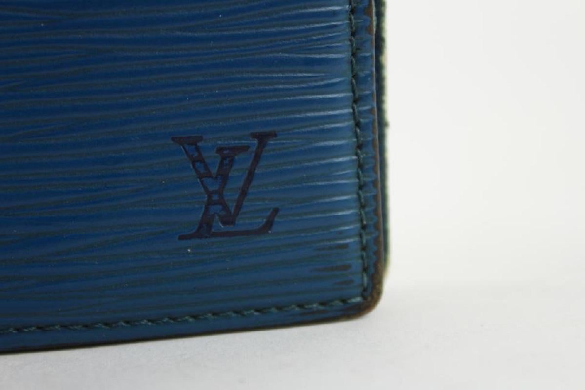 Louis Vuitton Blue Epi Leather Toledo Collapsible Mini Boite Case 23lvs1223 4