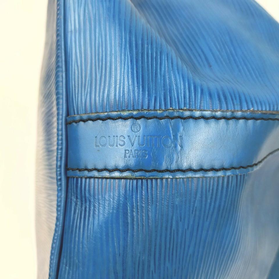 Louis Vuitton Blue Epi Leather Toledo Noe Petit Drawstring Hobo Bag 863028 7