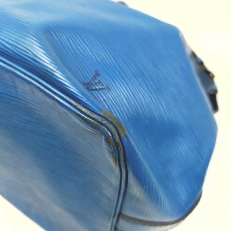 Louis Vuitton Blue Epi Leather Toledo Noe Petit Drawstring Hobo Bag 863028 8