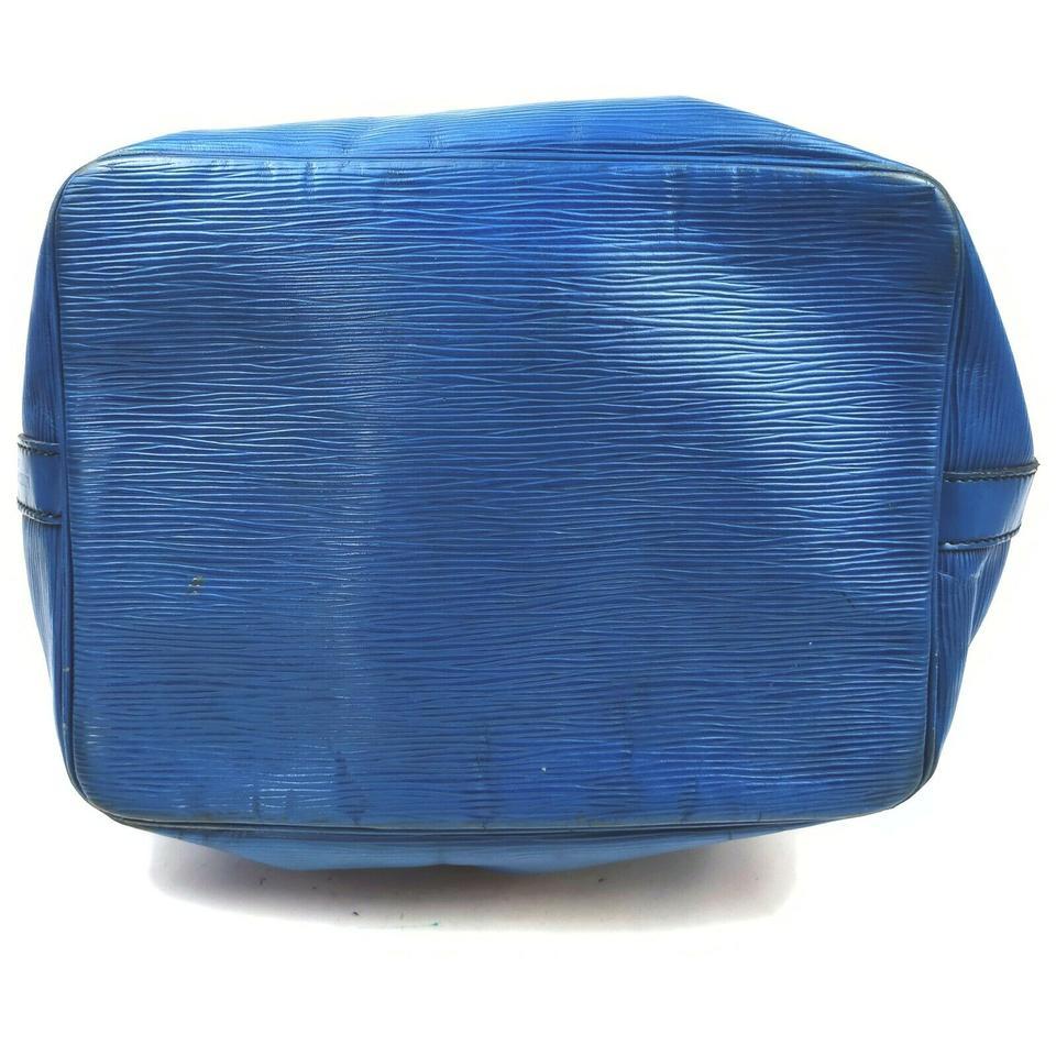Louis Vuitton Blue Epi Leather Toledo Noe Petit Drawstring Hobo Bag 863028 3