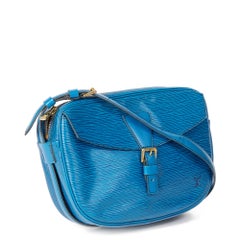 LOUIS VUITTON Blue Epi Leather Vintage Jeune Fille