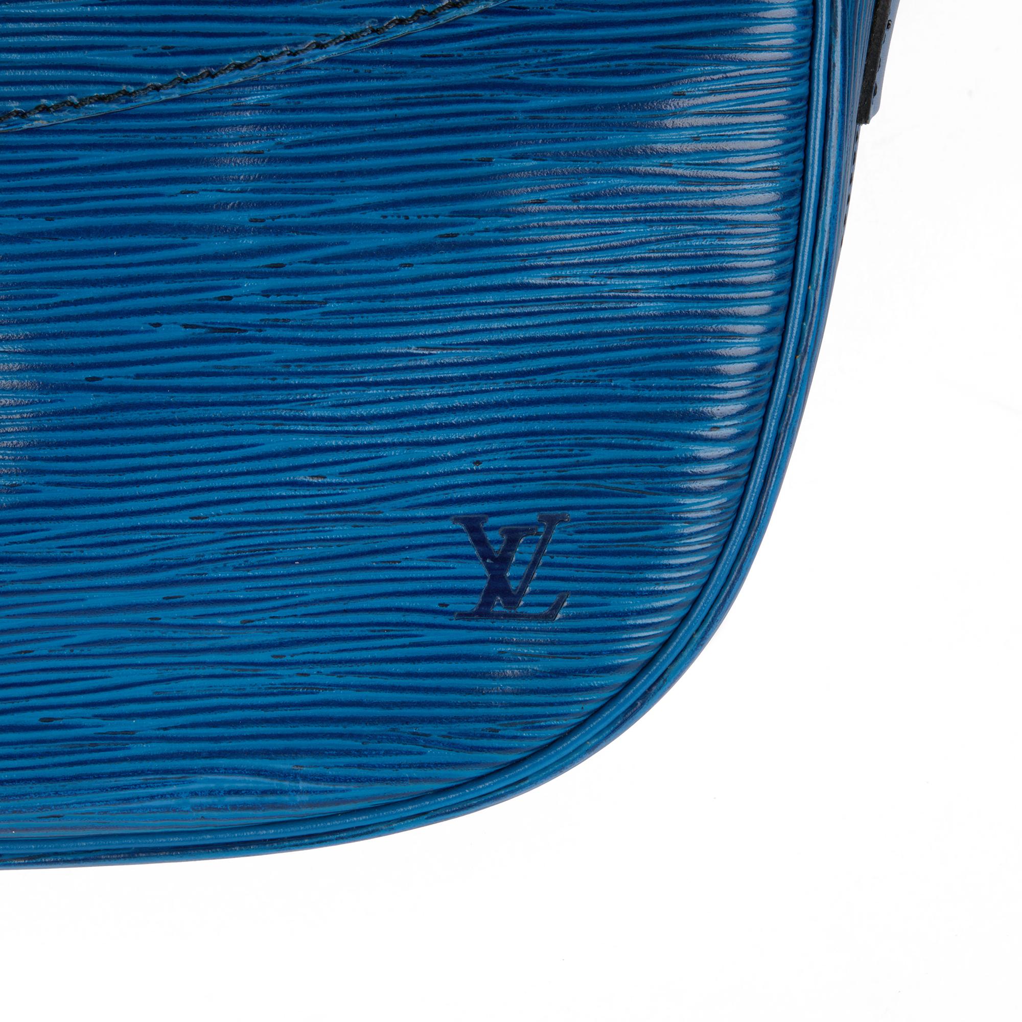 Women's LOUIS VUITTON Blue Epi Leather Vintage Jeune Fille