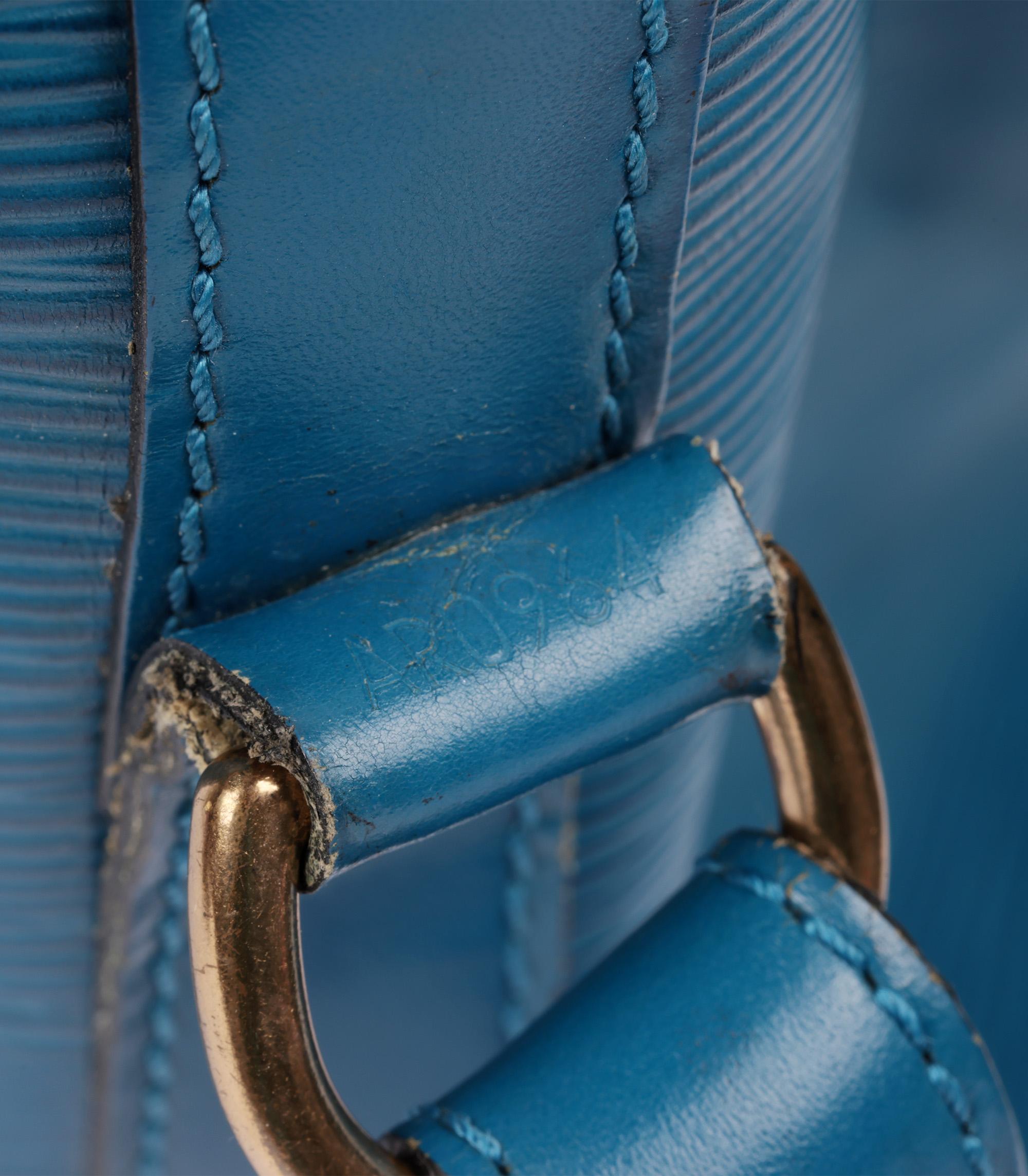 Louis Vuitton Blue Epi Leather Vintage Petit Noé 6