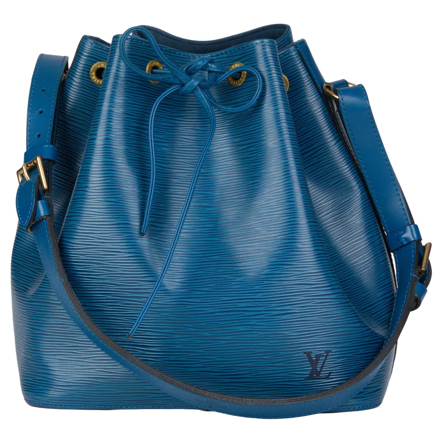 Louis Vuitton Bi Color Epi Leather Petite Noe Shoulder Bag Louis