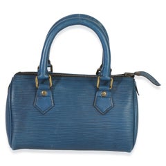 Louis Vuitton Blue Epi Mini Speedy HL