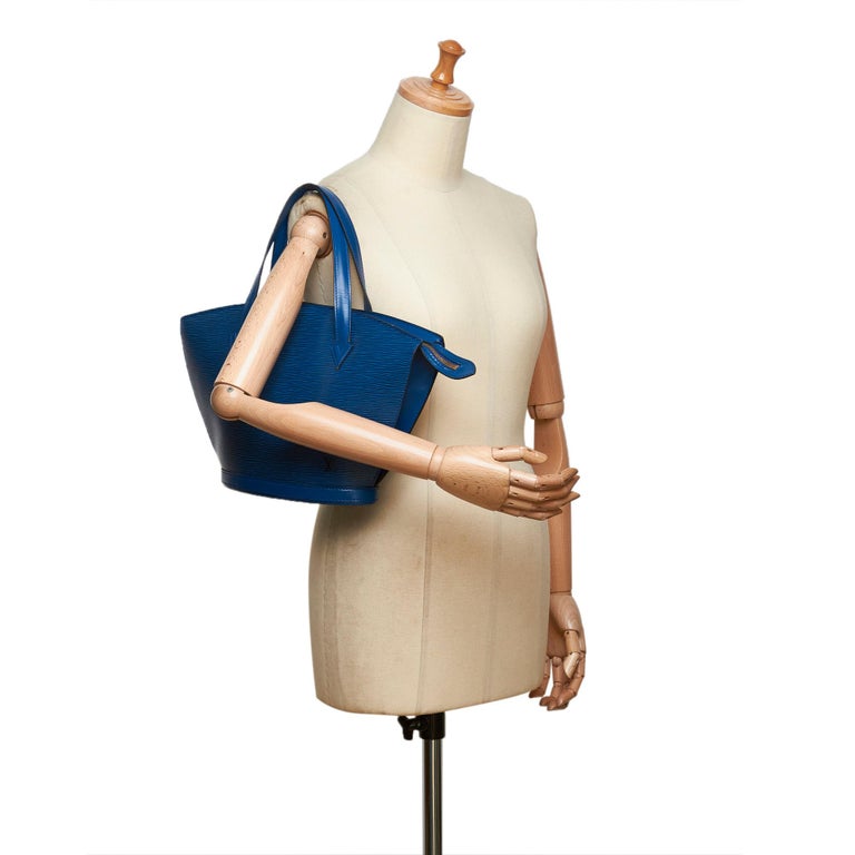Louis Vuitton Blue Epi Saint Jacques Short Strap PM at 1stDibs