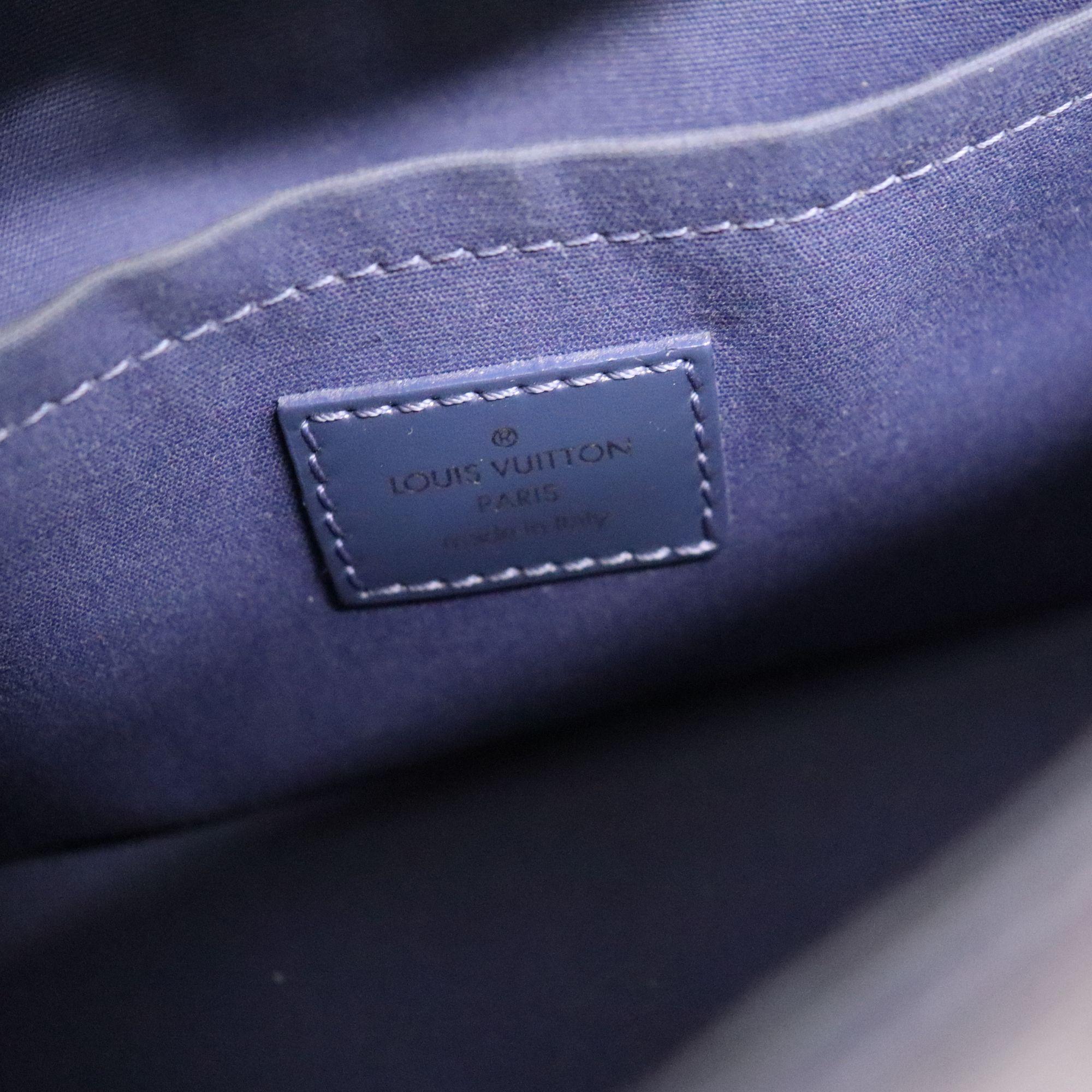 Louis Vuitton Blue Epi Segur PM Handle Bag 7