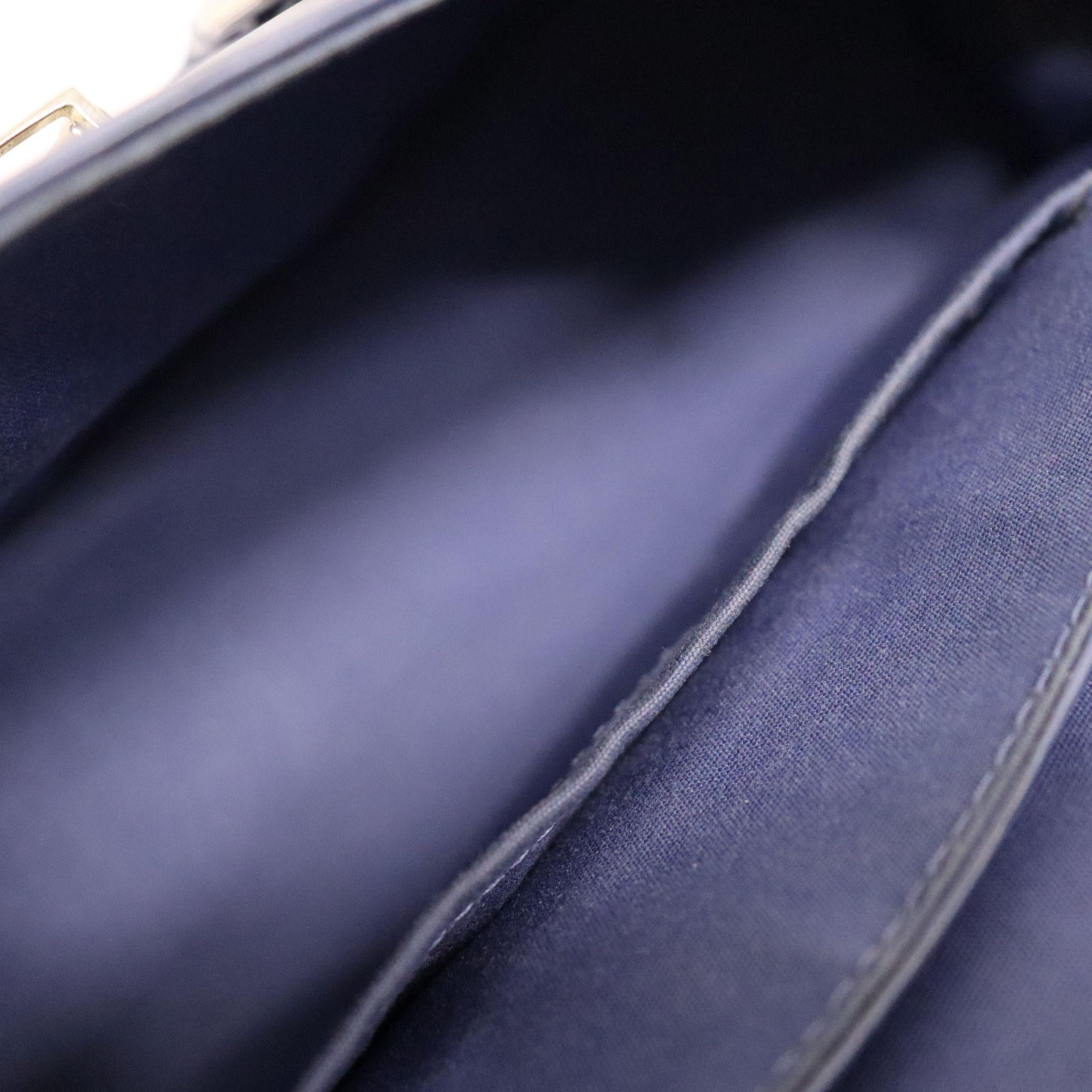 Louis Vuitton Blue Epi Segur PM Handle Bag 8