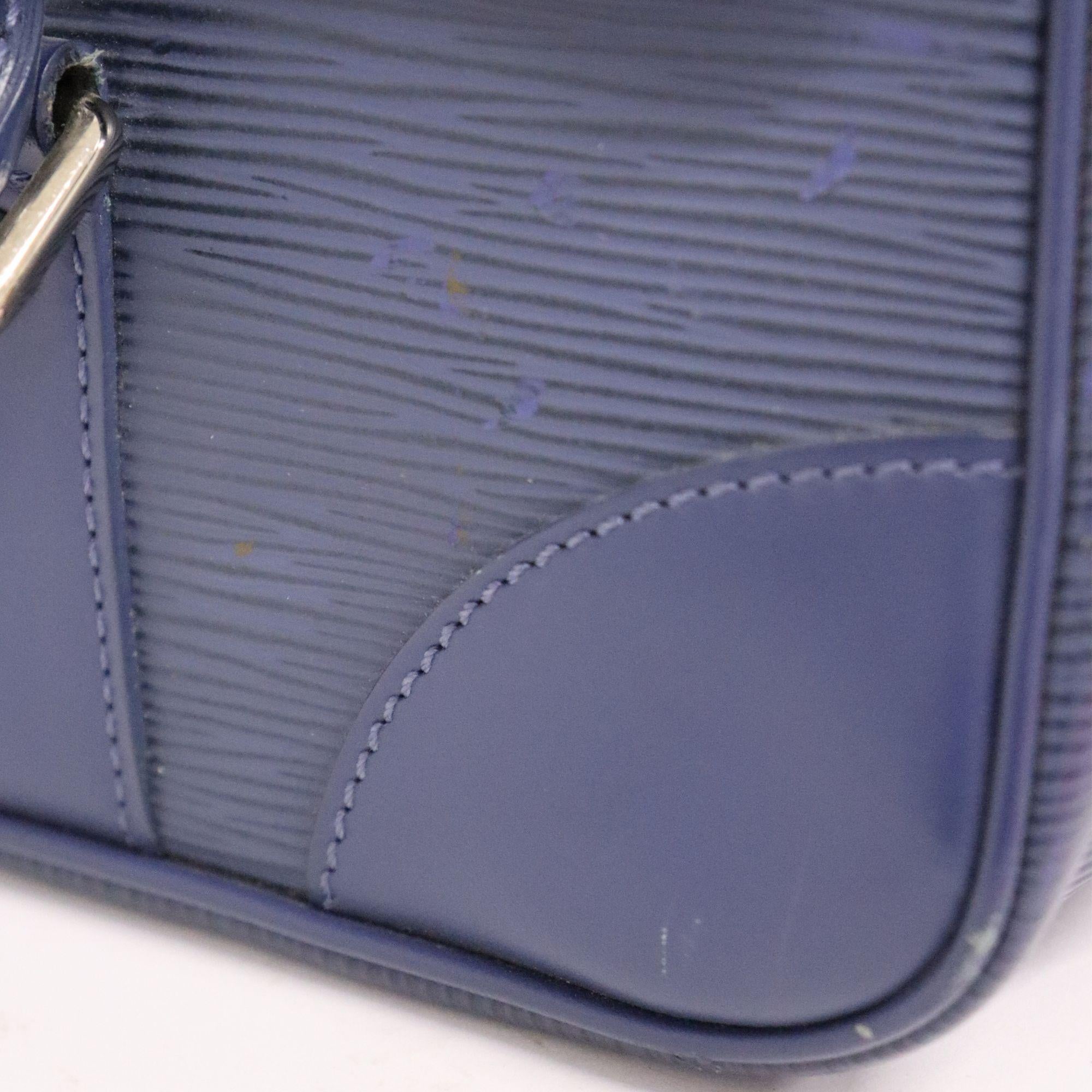 Louis Vuitton Blue Epi Segur PM Handle Bag 1