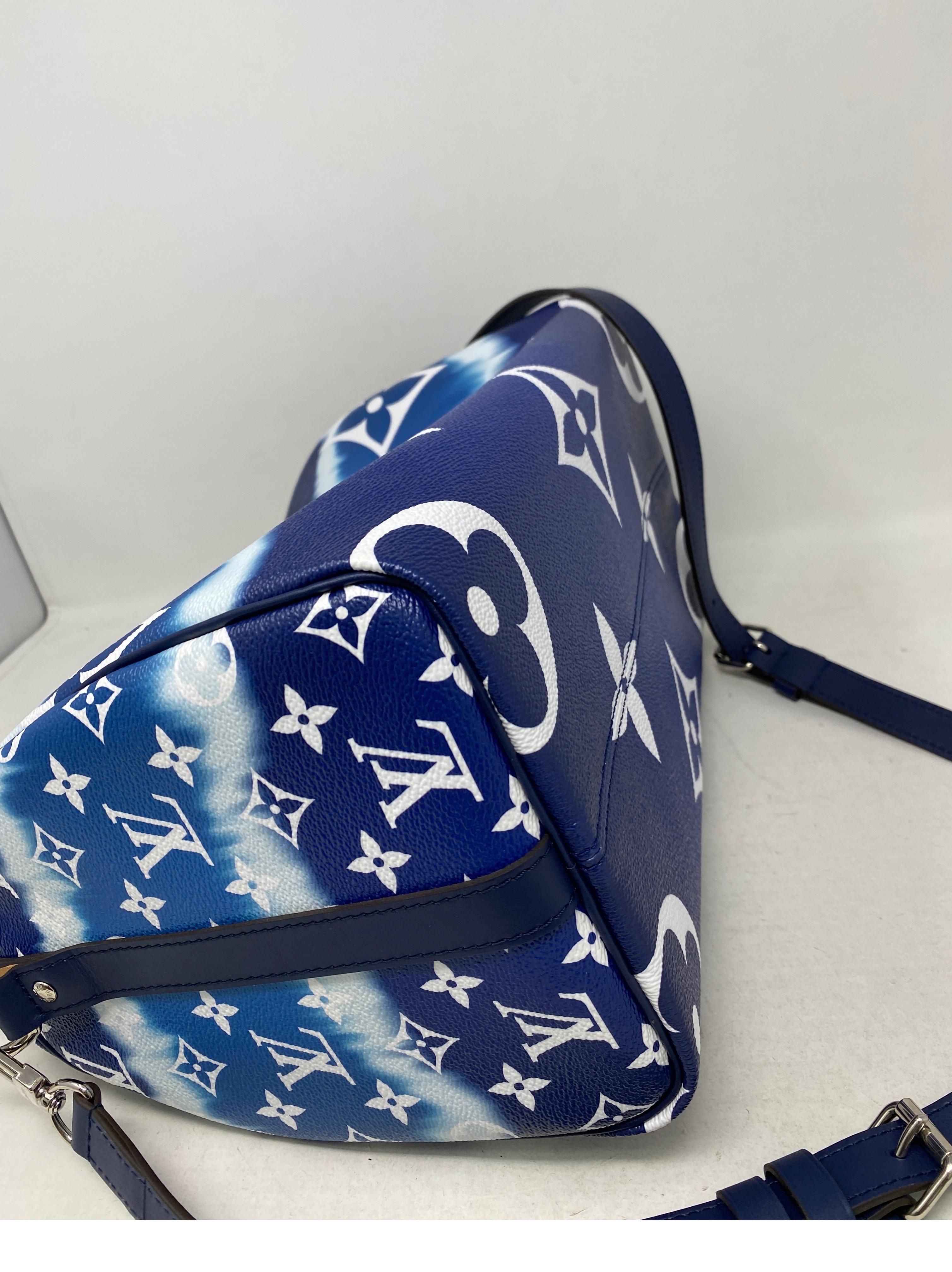 Louis Vuitton Blau Escale Speedy Bandouliere Tasche 7