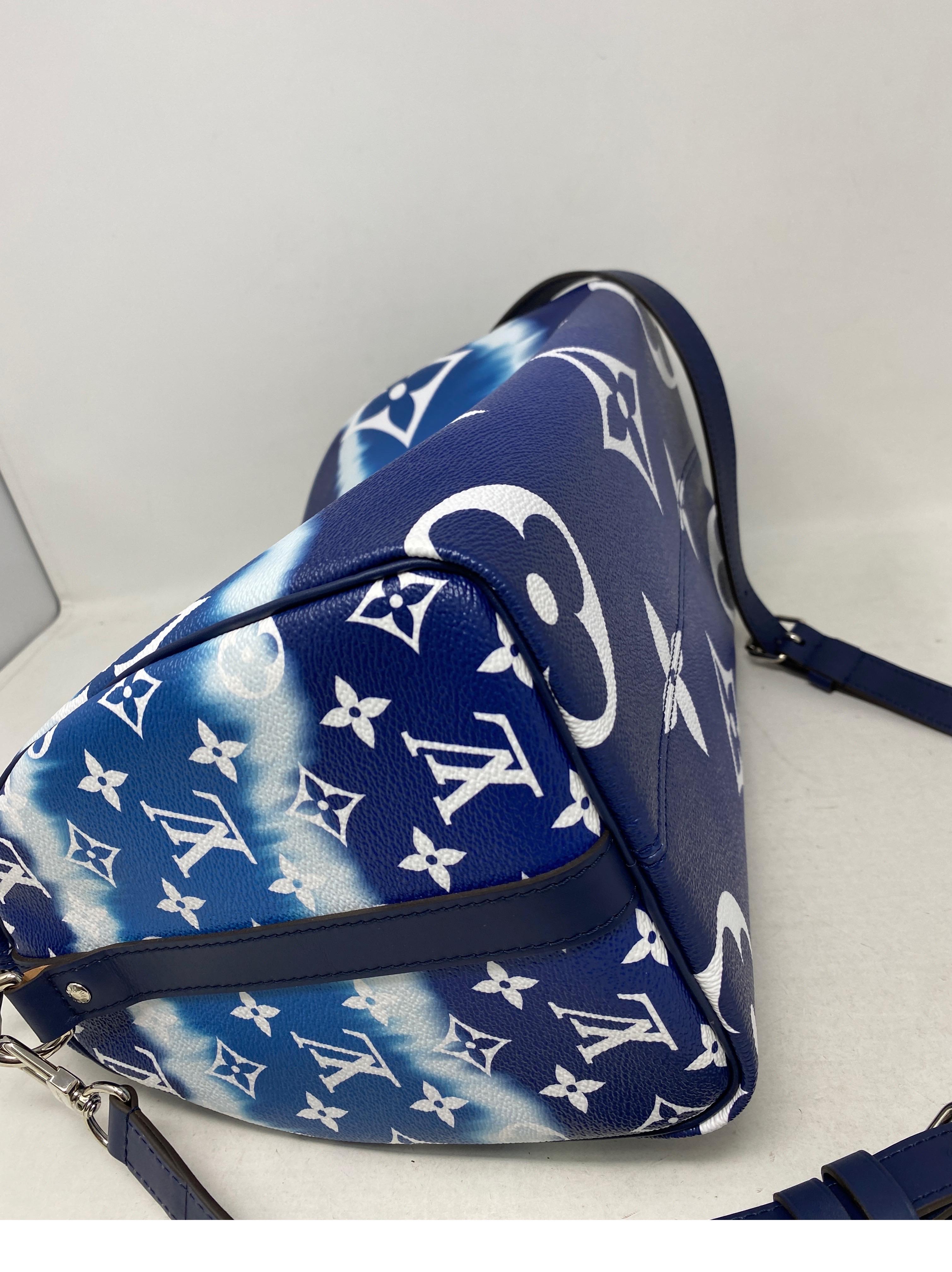 Louis Vuitton Blue Escale Speedy Bandouliere Bag 8