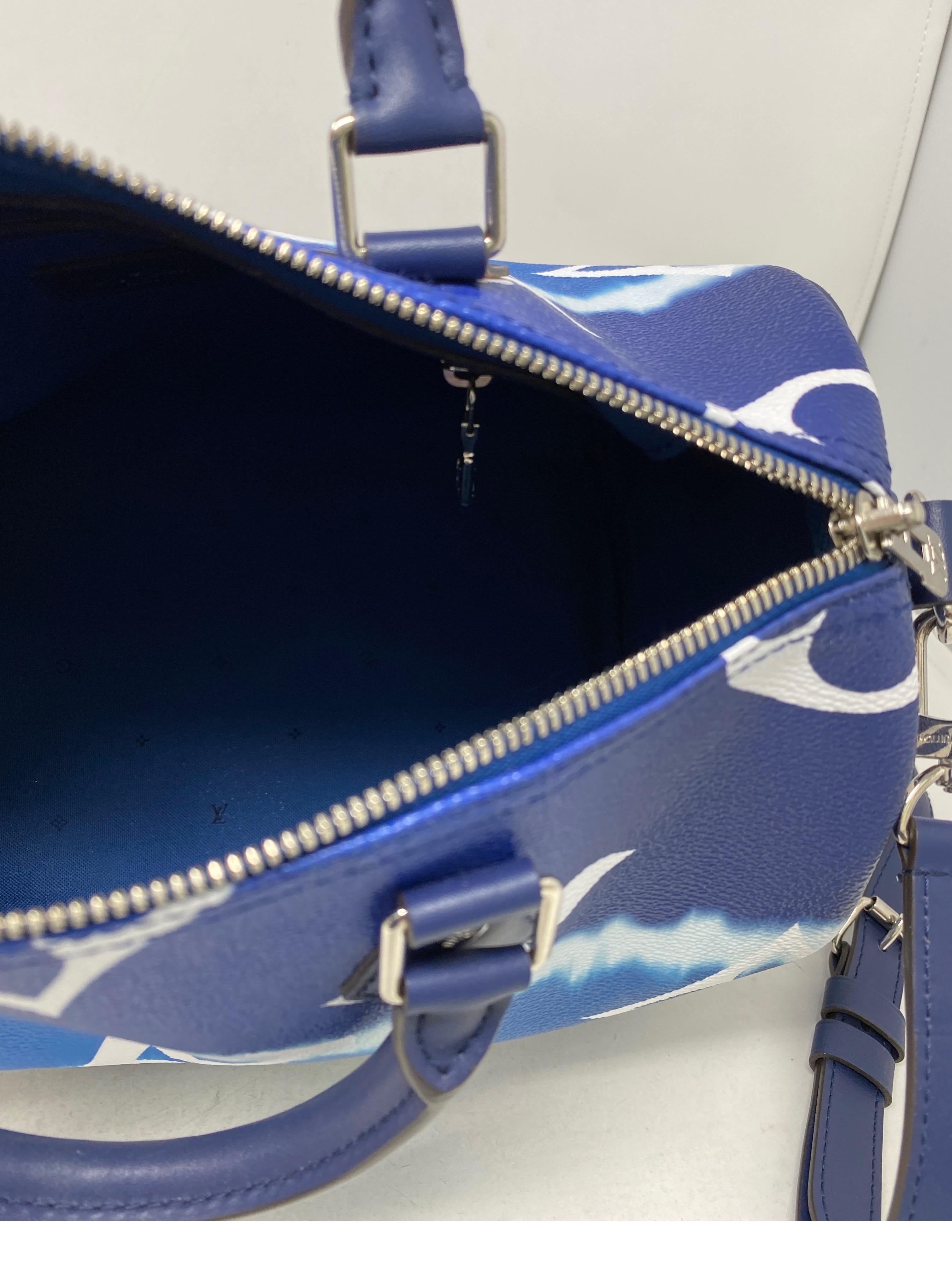 Louis Vuitton Blue Escale Speedy Bandouliere Bag 12