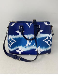Louis Vuitton Blue Escale Speedy Bandouliere Bag