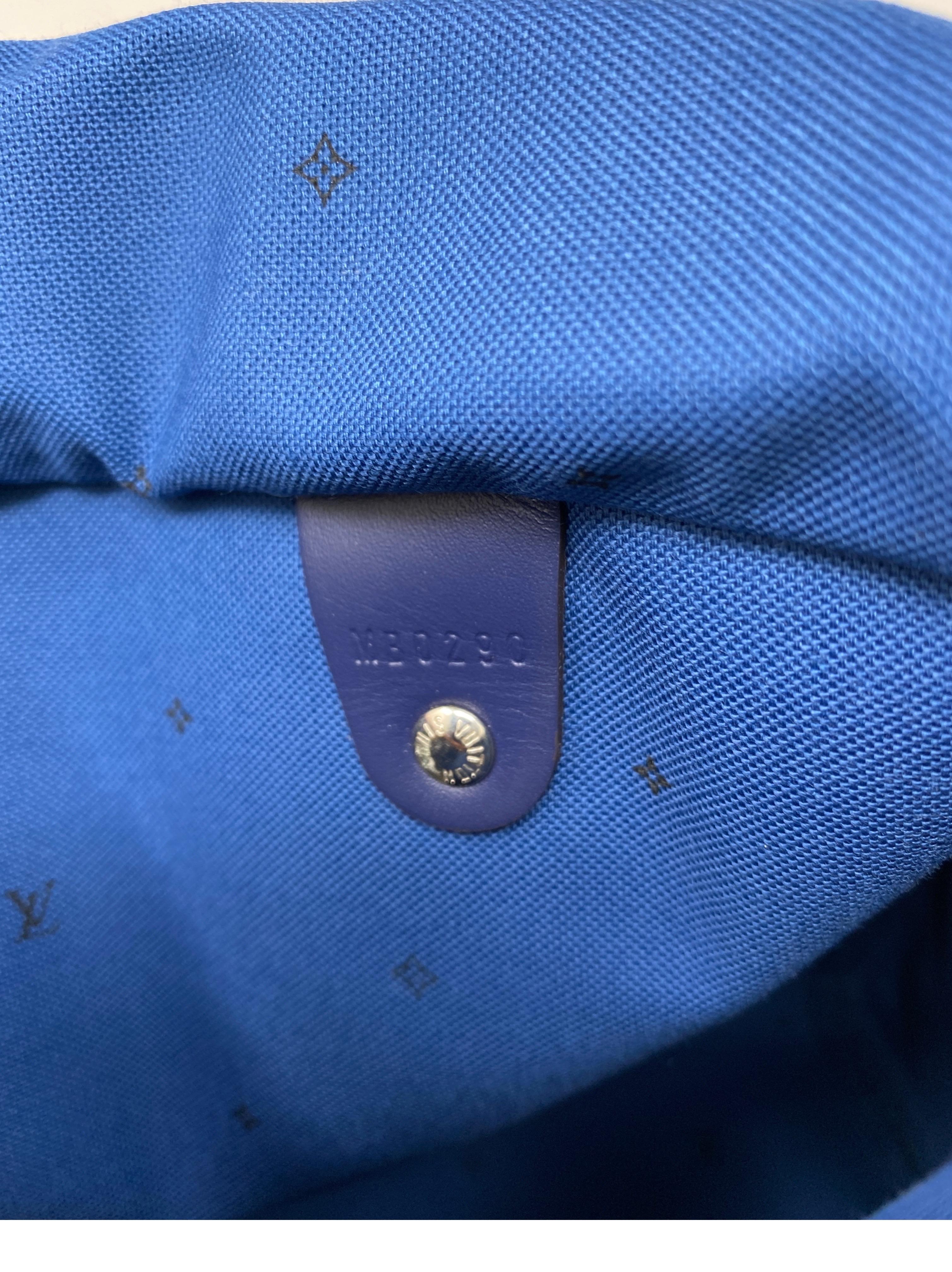 Louis Vuitton Blue Escale Speedy Bandouliere Bag 16