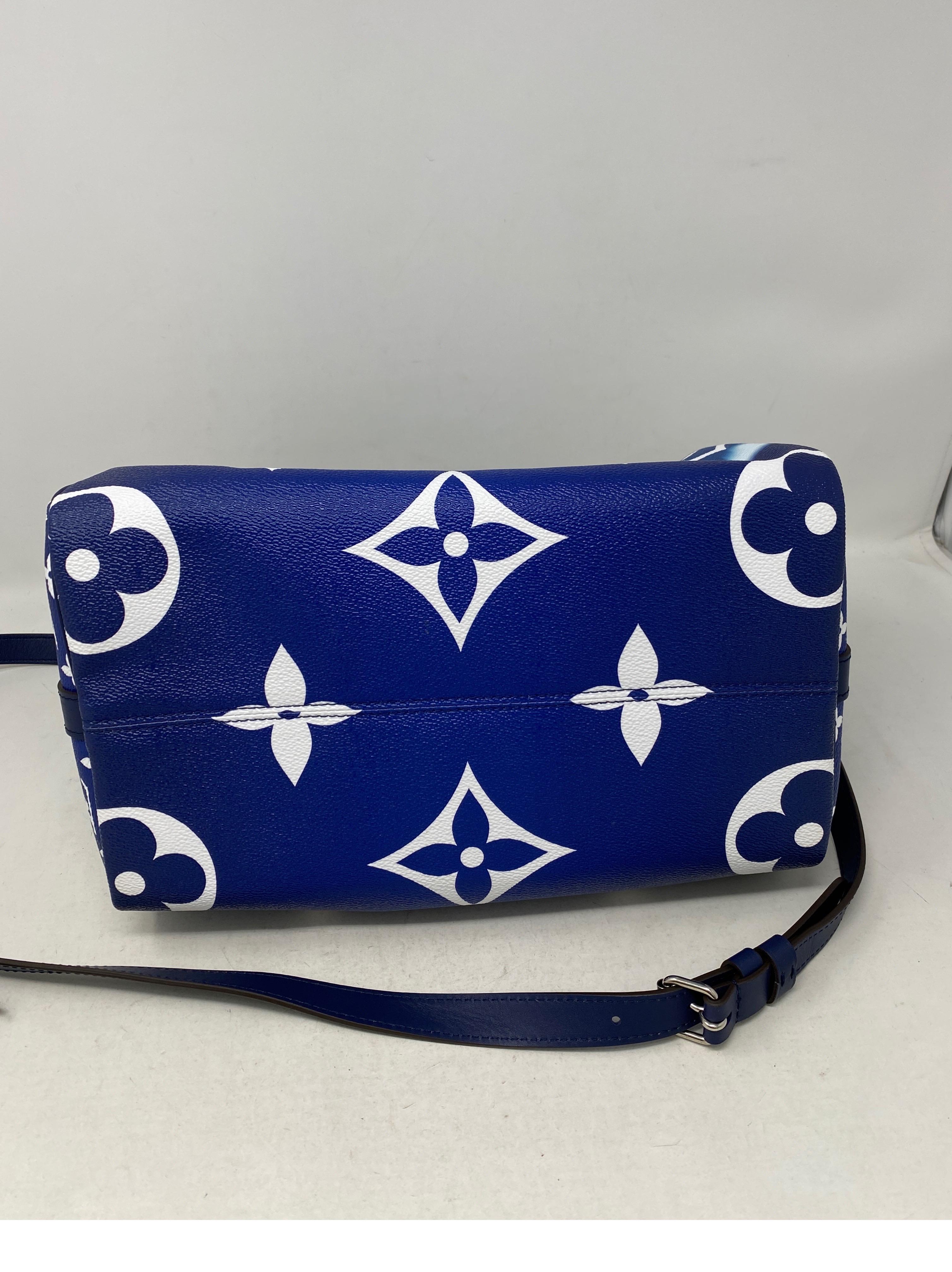 Louis Vuitton Blau Escale Speedy Bandouliere Tasche 4