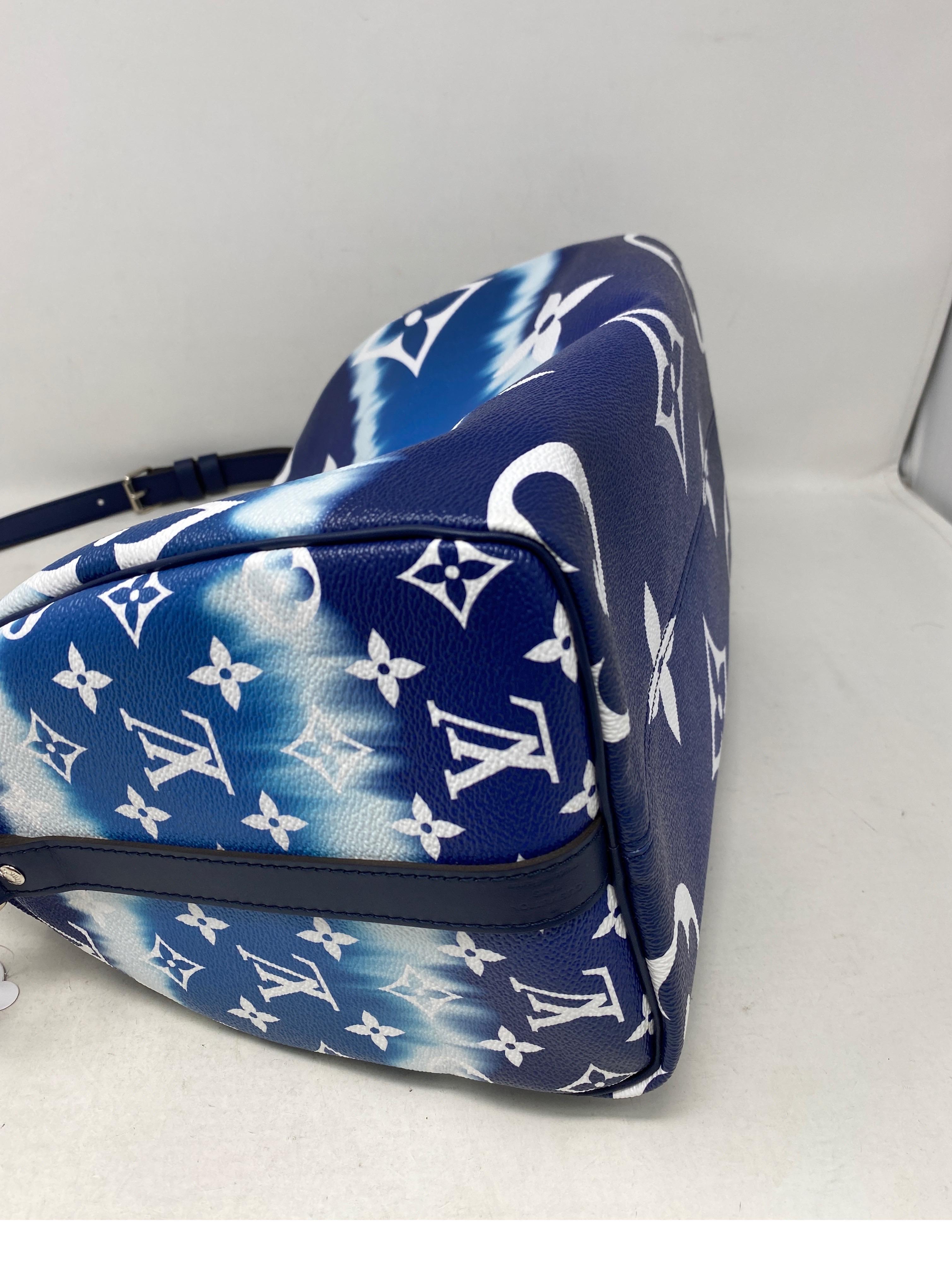 Louis Vuitton Blue Escale Speedy Bandouliere Bag 5