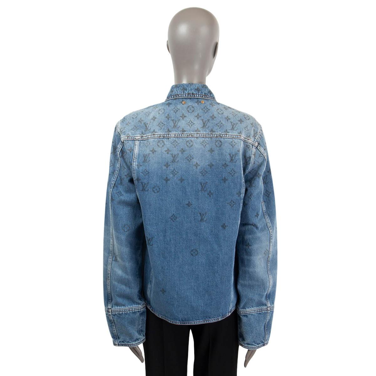 louis vuitton denim shirt