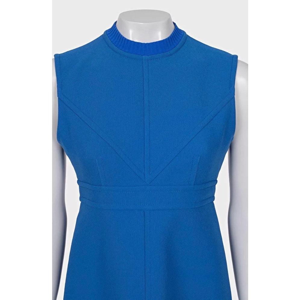 Louis Vuitton Bleu Robe zippée ajustée - IT38 / XS Pour femmes en vente