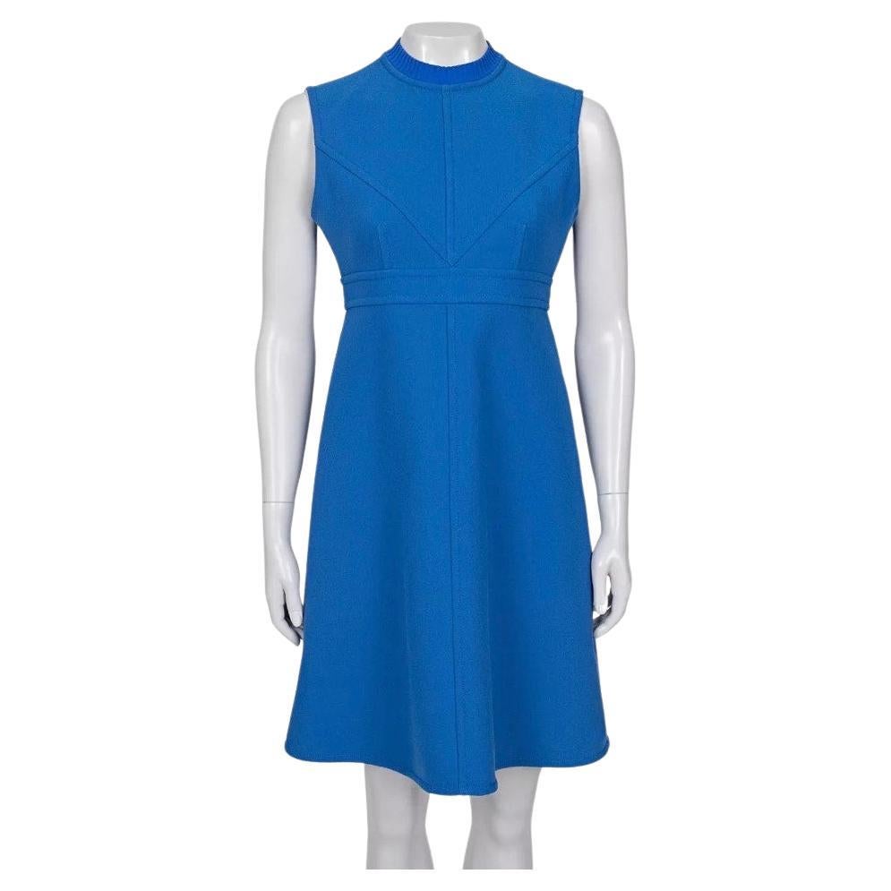 Louis Vuitton Bleu Robe zippée ajustée - IT38 / XS