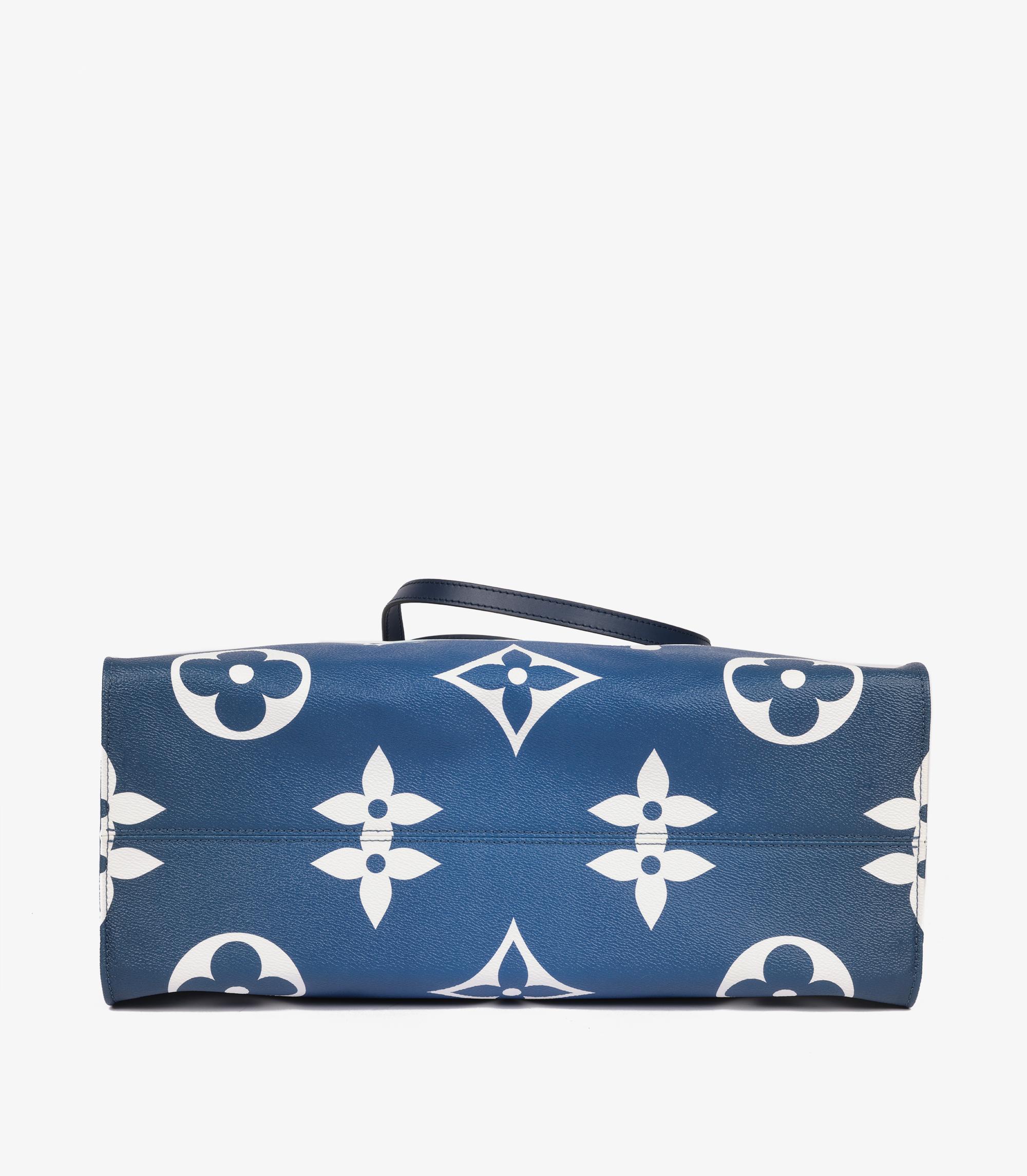 Louis Vuitton Blue Giant Monogram Coated Canvas Escale Onthego GM 3