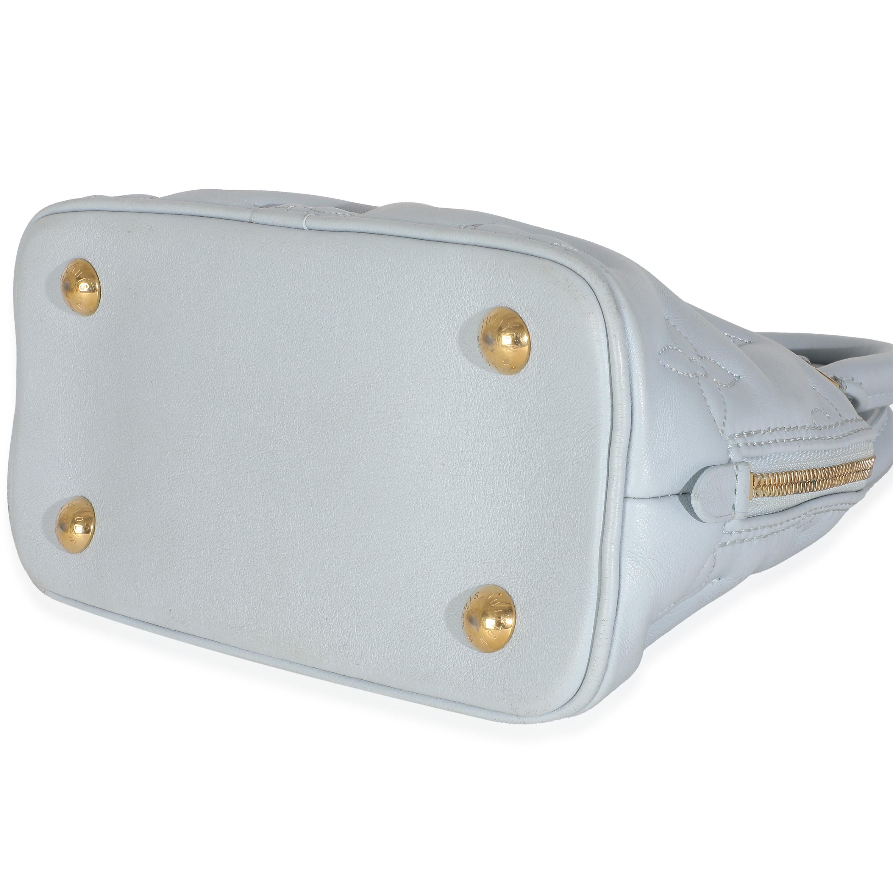 Louis Vuitton Azul Glaciar Bubblegram Becerro Alma BB en venta 3