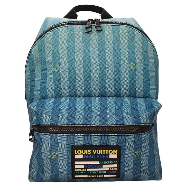 Louis Vuitton Blue Gradient Damier Stripes Discovery Backpack For Sale at 1stDibs Louis Vuitton Blue Gradient Damier Stripes Discovery Backpack For Sale at 1stDibs