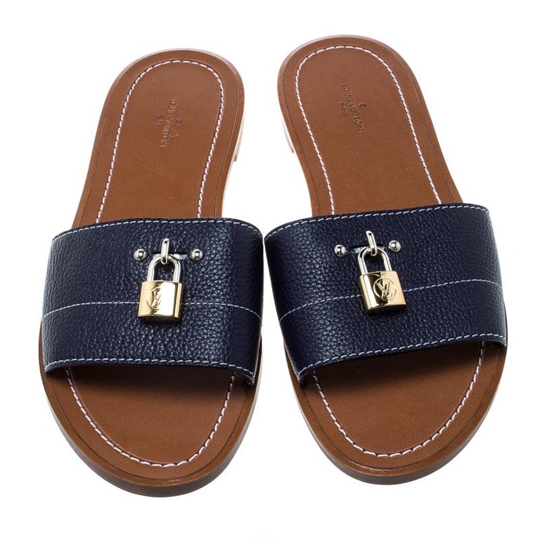 Louis Vuitton Luxury Designer LV Custom Slides Sandals Flip Flops