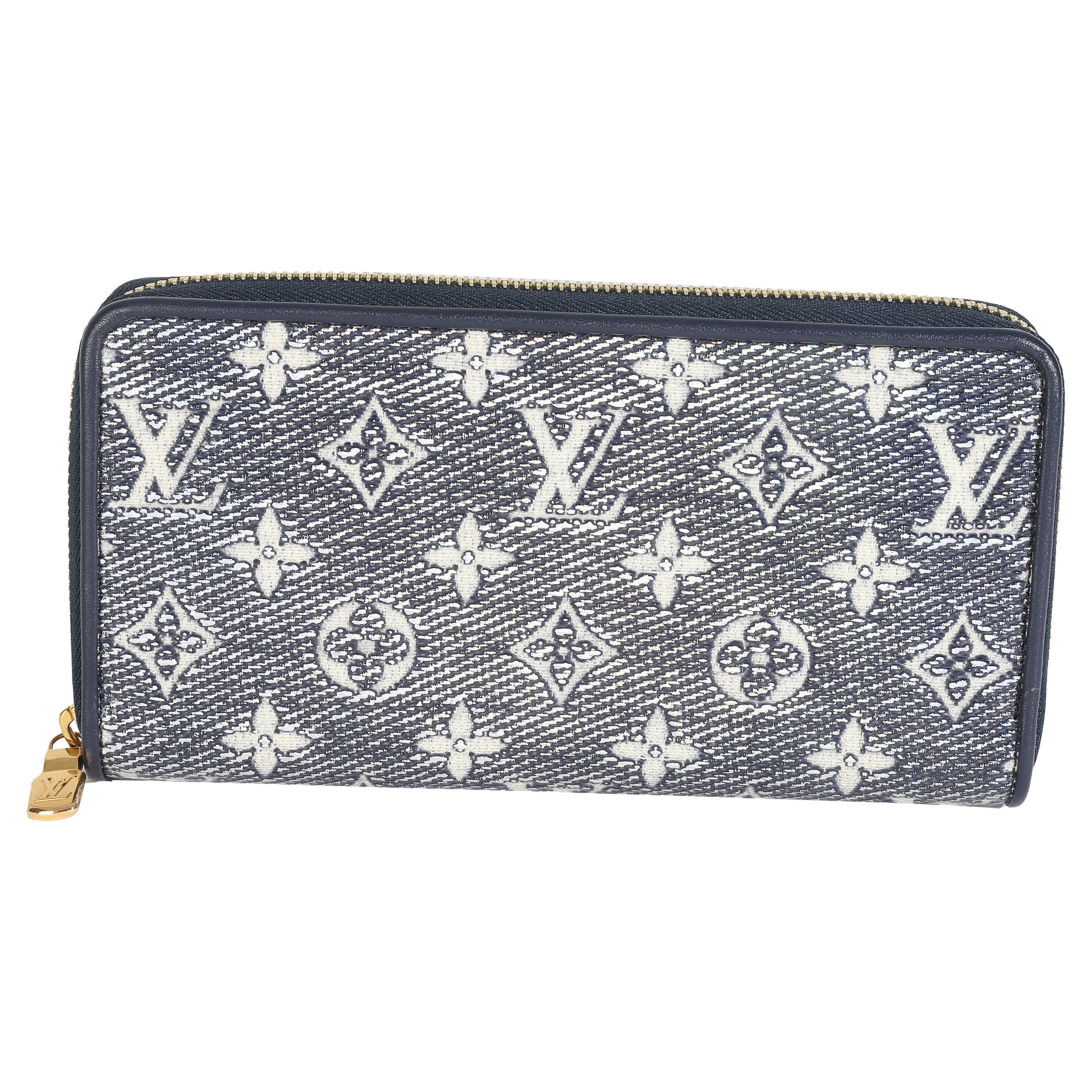 Louis Vuitton Blue Holographic Monogram Zippy Wallet