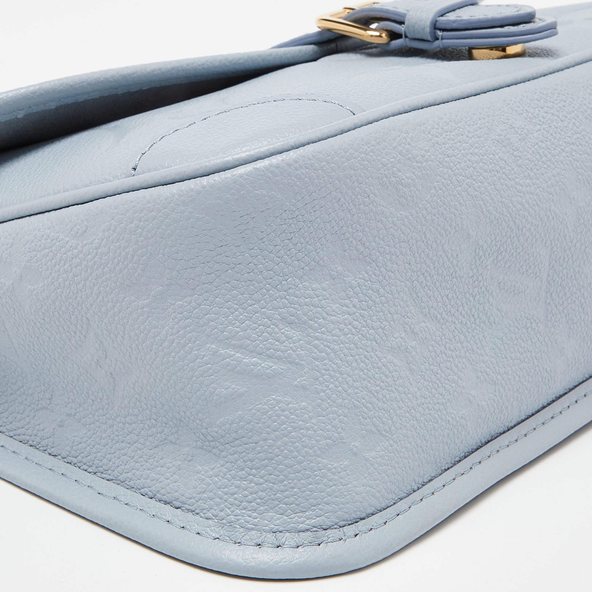 Louis Vuitton Blue Hour Monogram Giant Empreinte Leather Diane NM Bag 3