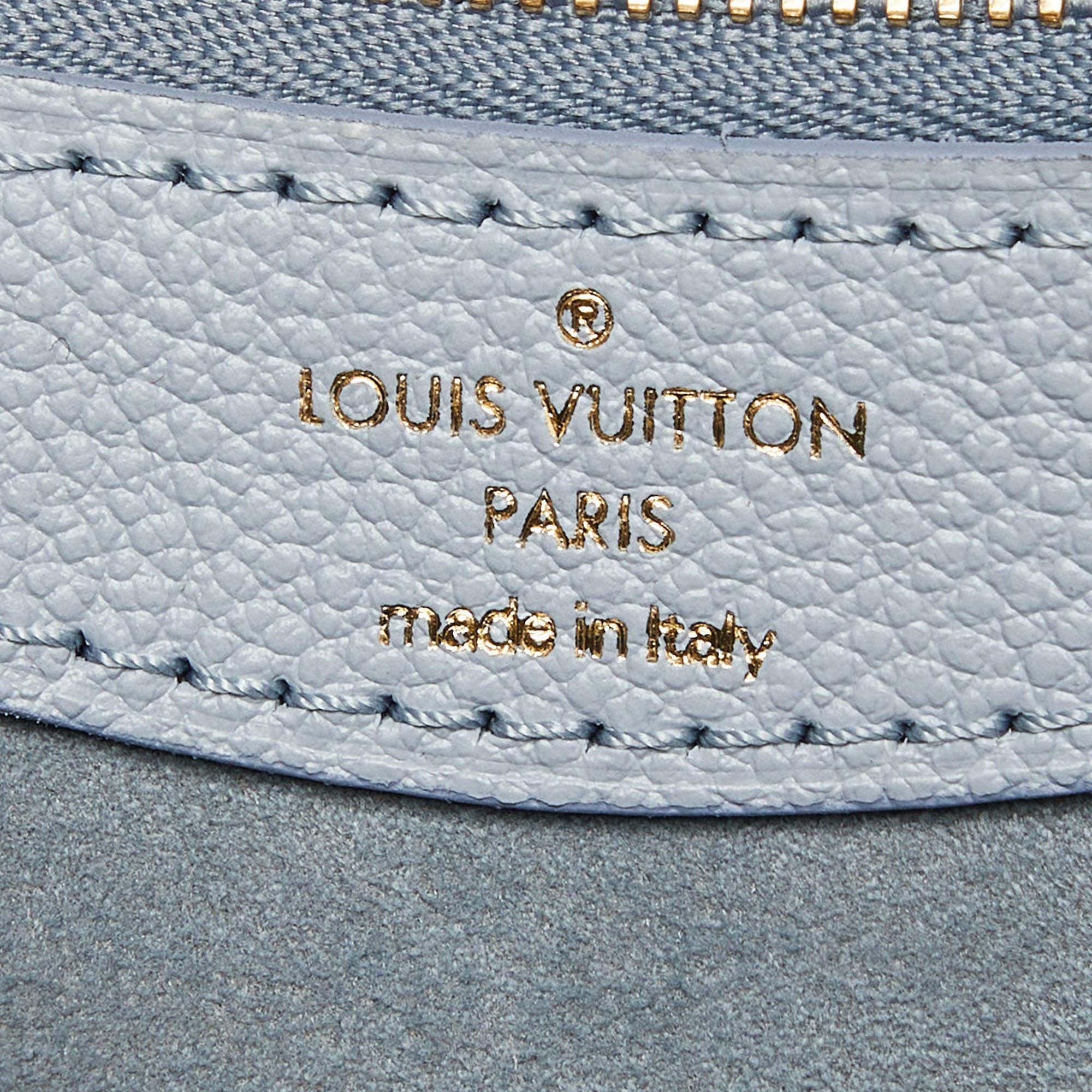 Louis Vuitton Blue Hour Monogram Giant Empreinte Leather Diane NM Bag 5