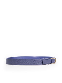 Louis Vuitton Blue Infini Monogram Empreinte Belt