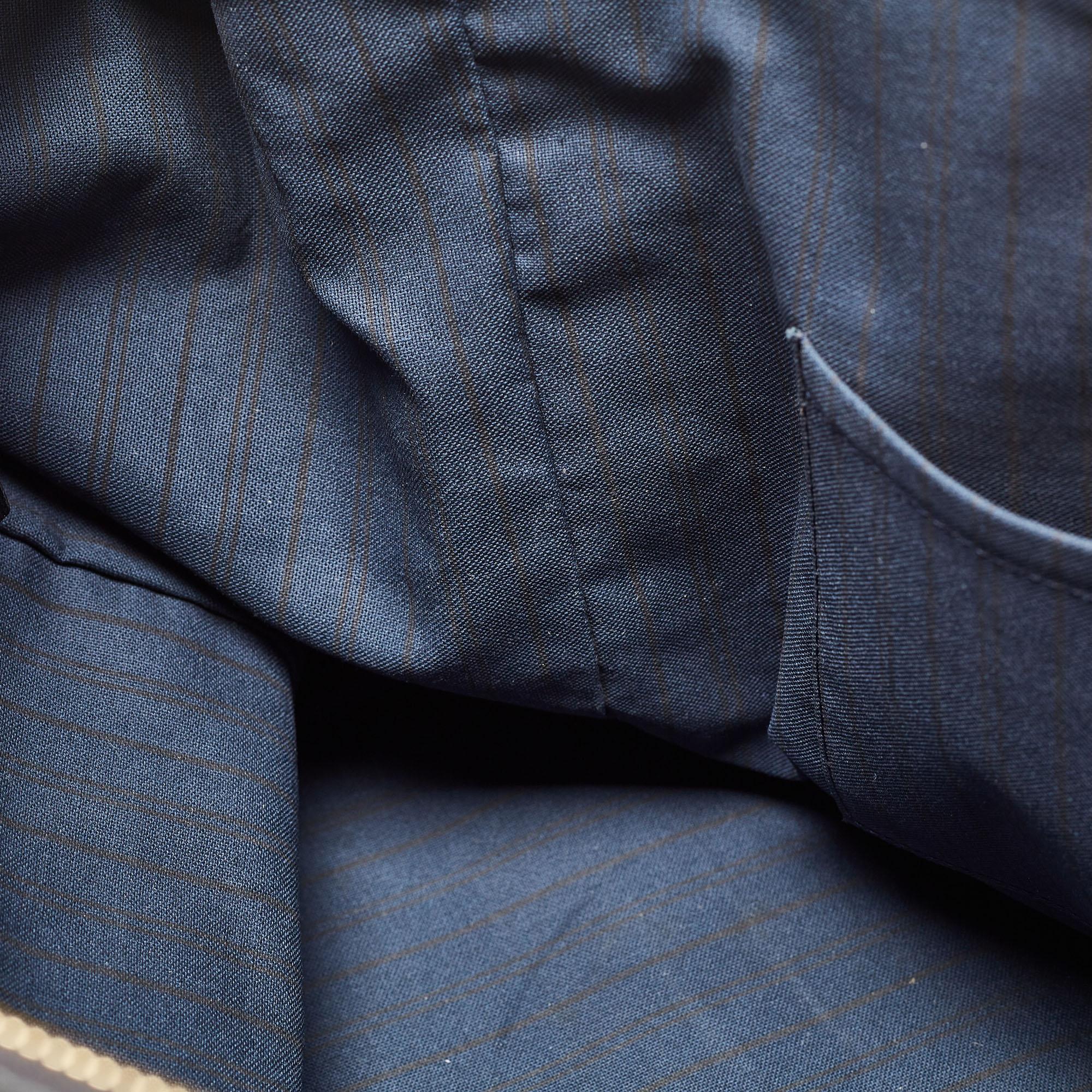 Louis Vuitton - Sac Empreinte en cuir bleu Infini Monogram Lumineuse GM en vente 3
