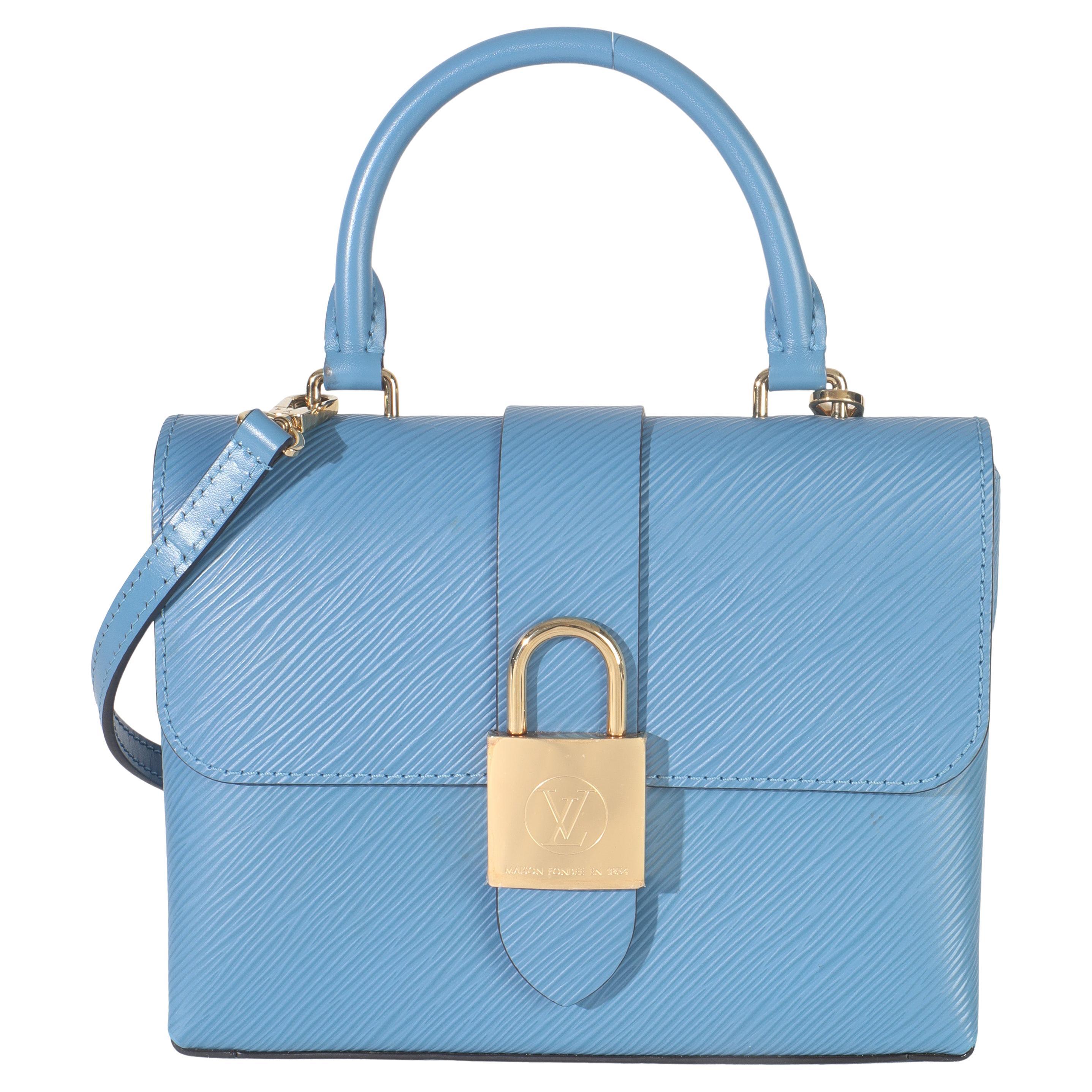 Louis Vuitton Blue Jean Epi Locky BB For Sale