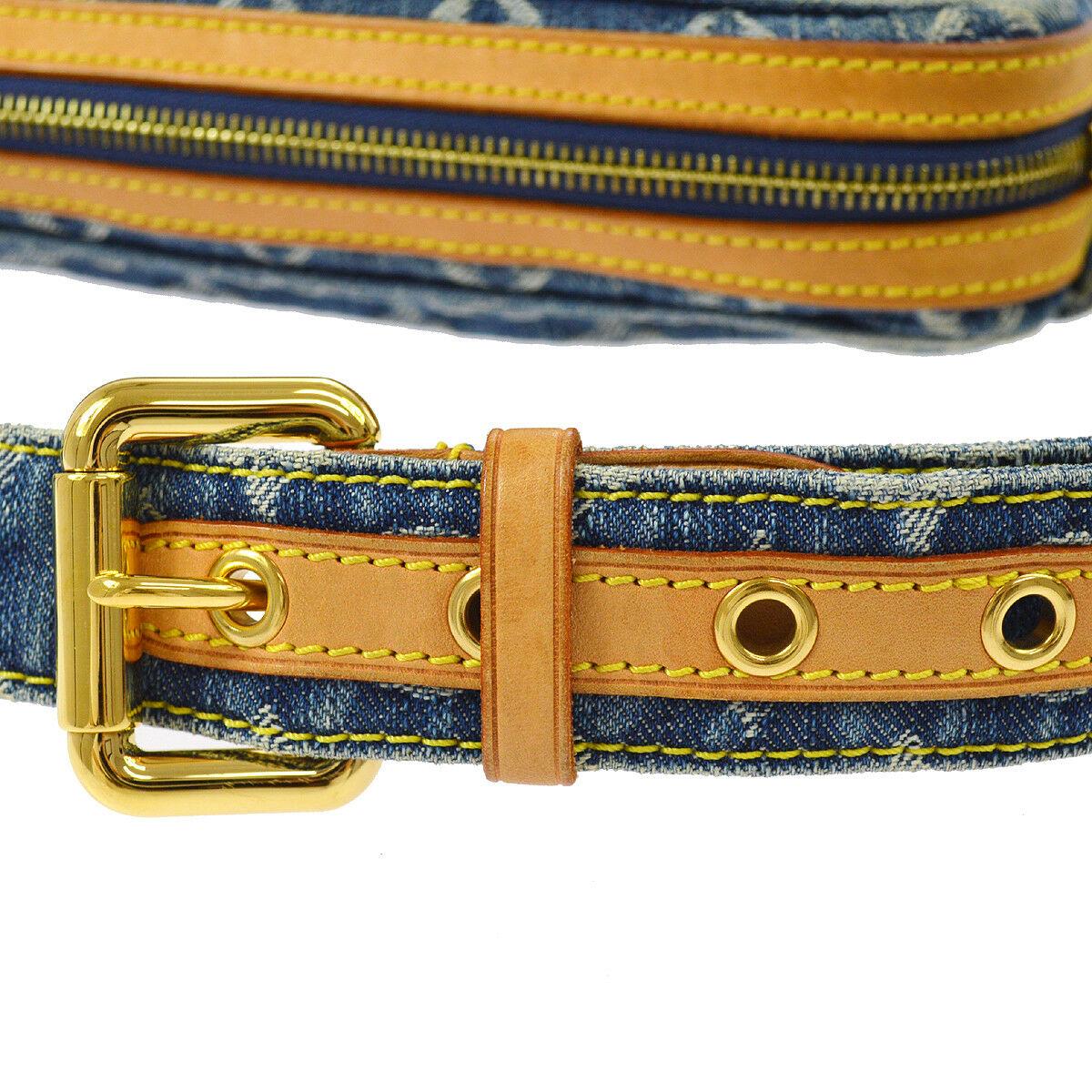 louis vuitton denim fanny pack