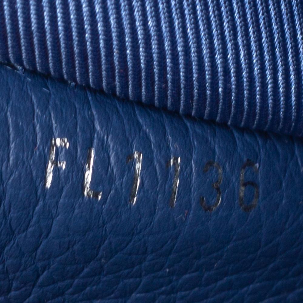 Louis Vuitton Blue Leather Lockme II BB Bag 6