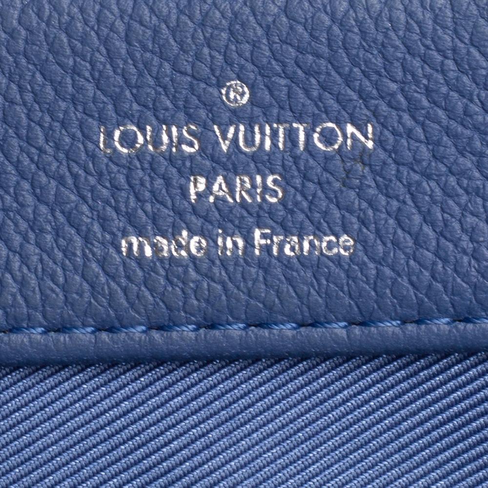 Louis Vuitton Blue Leather Lockme II BB Bag 4