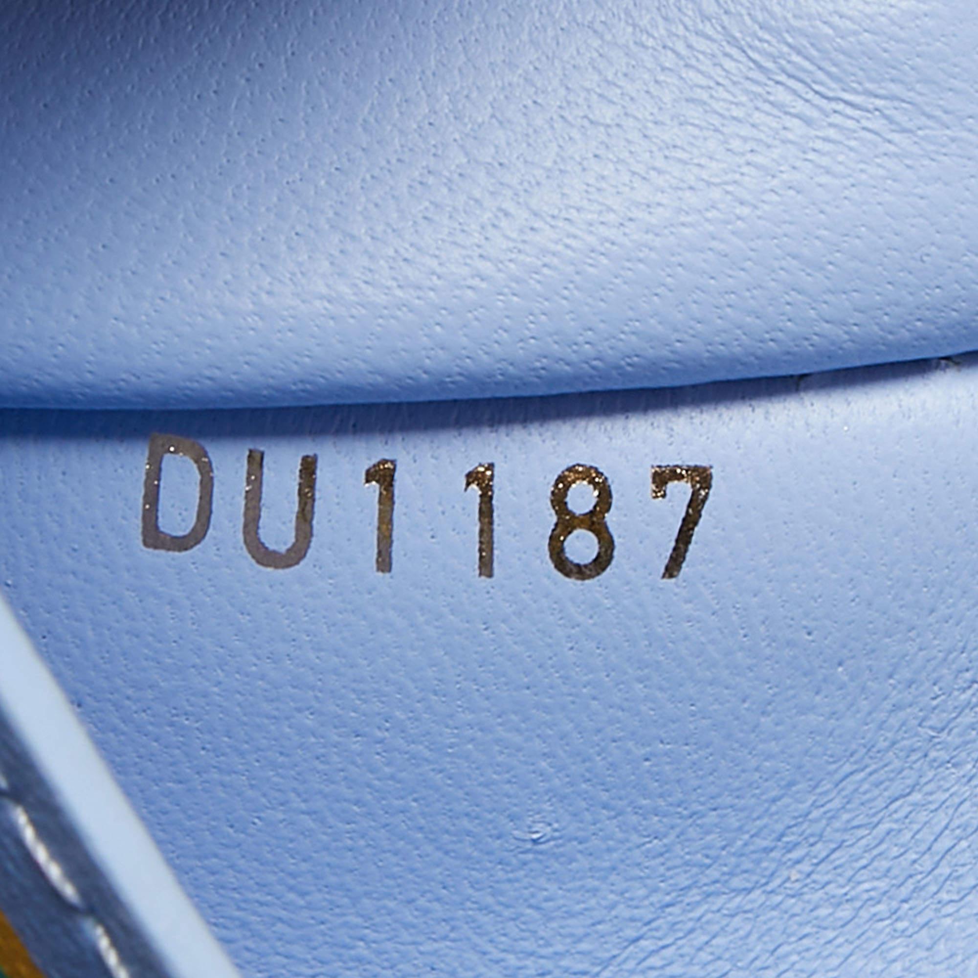 Louis Vuitton Blue Leather Masters Van Gogh Speedy 30 Bag 10