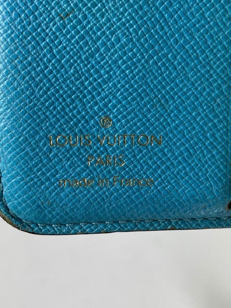 Louis Vuitton Limited Collection Monogram BellBoy Groom Blue Bifold  Zip-Around Compact Wallet - The Attic Place