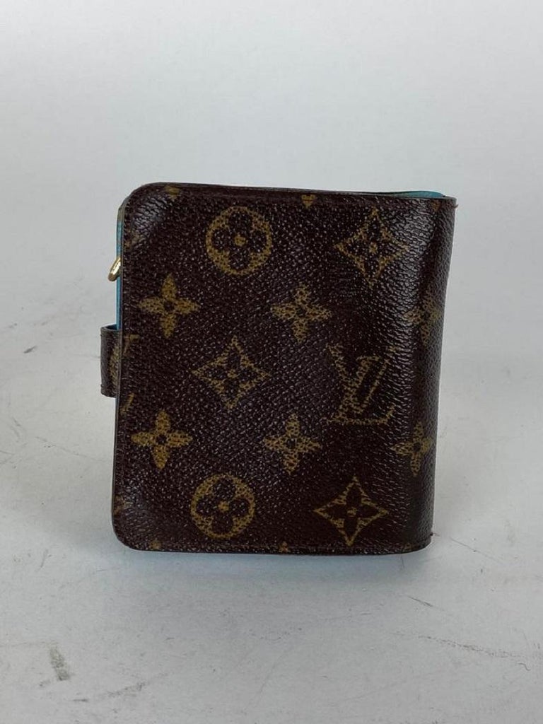 2000s Louis Vuitton Brown Classic Monogram Groom Edition Round Coin Purse  at 1stDibs