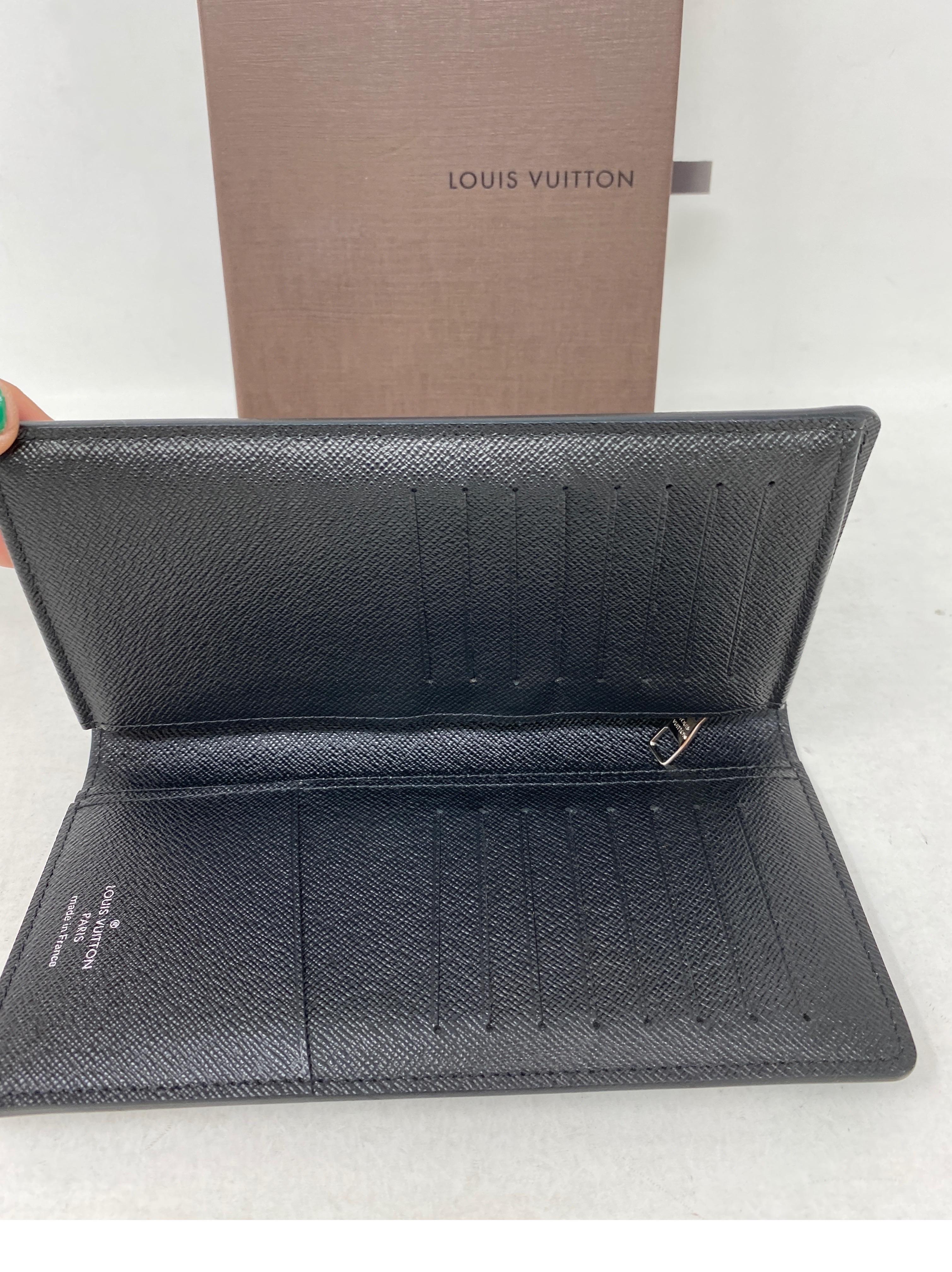 Black Louis Vuitton Blue Limited Wallet 
