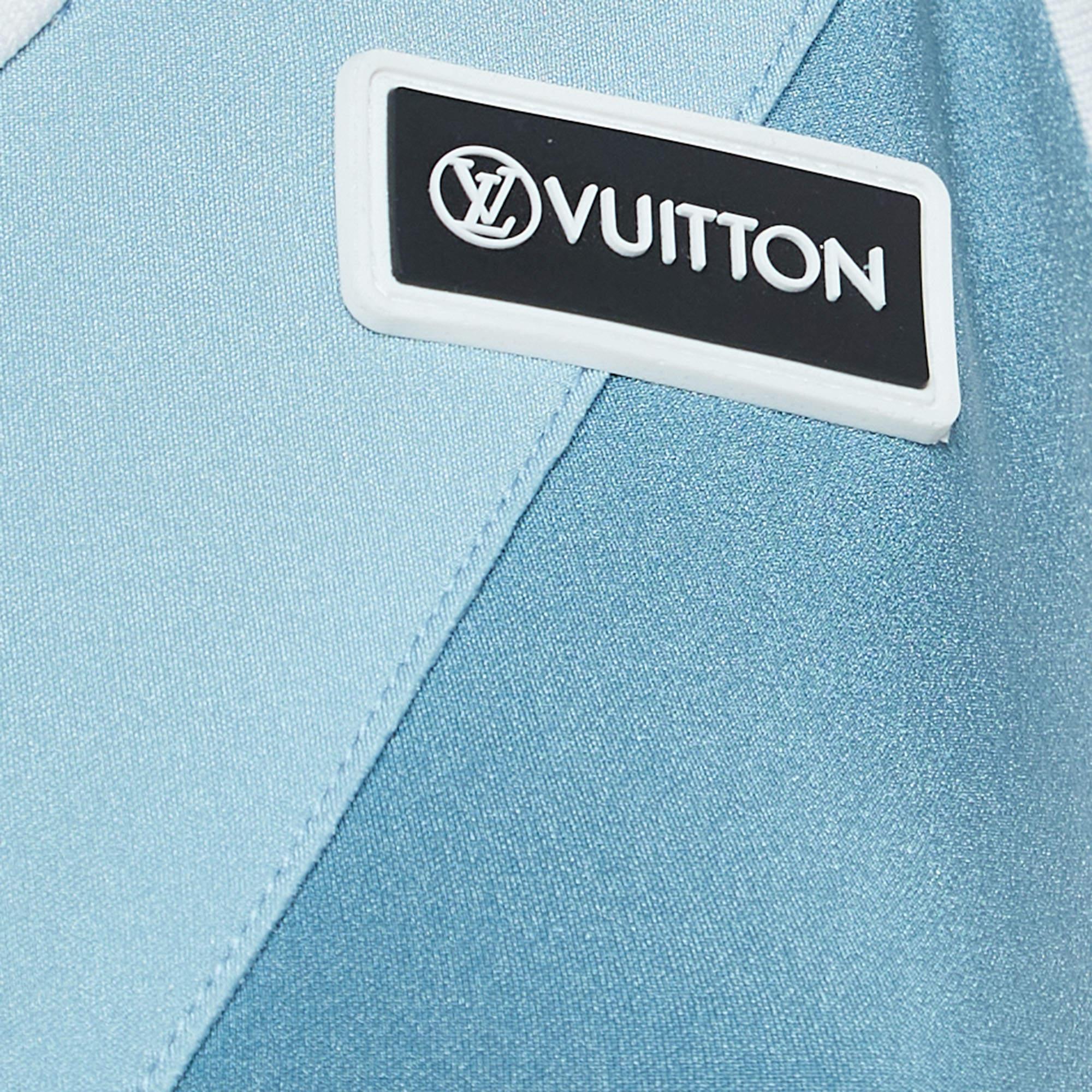 Women's Louis Vuitton Blue Logo Monogram Nylon Active Wear Set S
