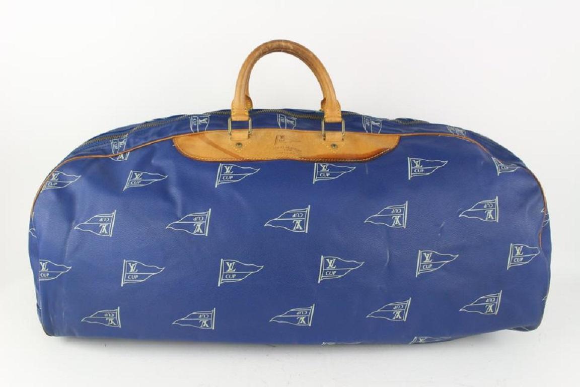 Women's Louis Vuitton Blue LV Cup Sac Plein Air Long Keepall Bag 1015lv43 For Sale