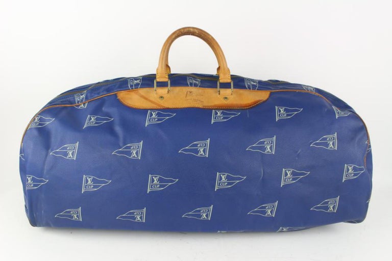 Louis Vuitton Blue LV Cup Sac Plein Air Long Keepall Bag 1015lv43 For Sale  at 1stDibs